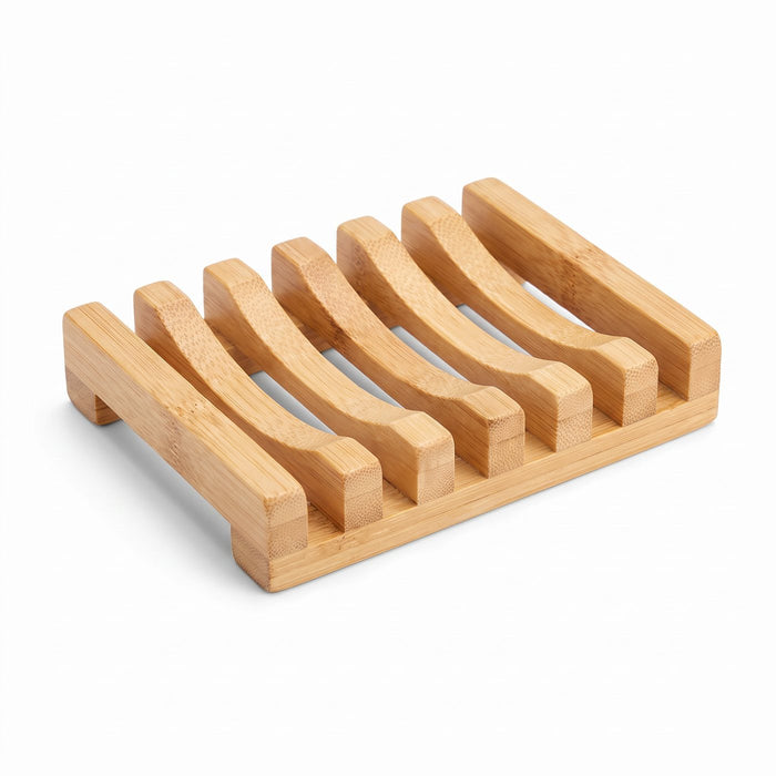 Bamboo draining shower tray